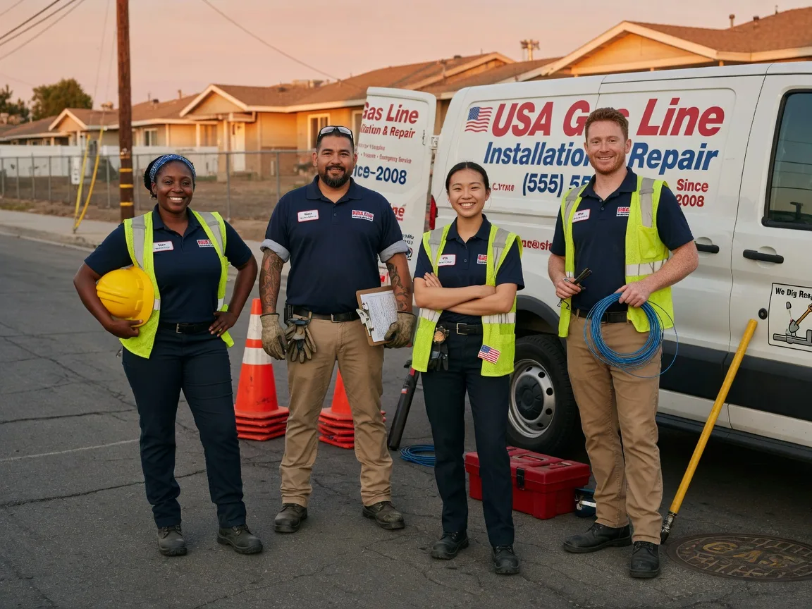 Gas Line Installation company in Mcintyre, PA